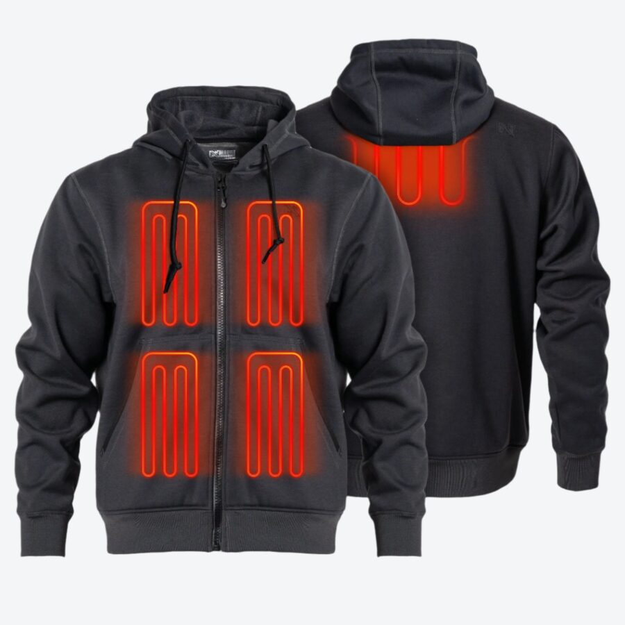 Iubu Men’s Heated Hoodie – UTW Pro Thermal Winter Wear - Image 2
